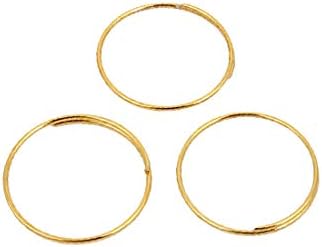 X-Ree 600pcs 11mm Надворешен дијаметар лустер конектор челик прстен О-прстен златен тон (600pcs 11mm Diámetro Etterior Araña Conector anillo de Acero anillo en o toon dorado