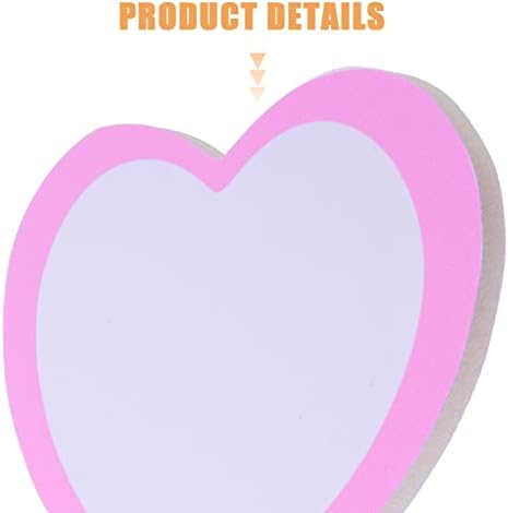ОПЕРАТИККС РАБОТНИ ОДГОВОРНИ ОДГОВОР ГОЛЕД: 3 парчиња бела табла еднострана лопатки Loveубов рачна табла во форма на срце за наддавање