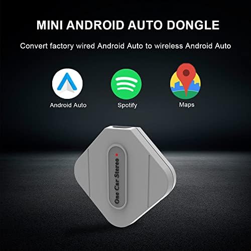 OneCarStereo Android Автоматски Безжичен Адаптер A2a Dongle Mini За Автомобили Со Фабрички Жиченa, Постигнете Жичен до Безжичен,