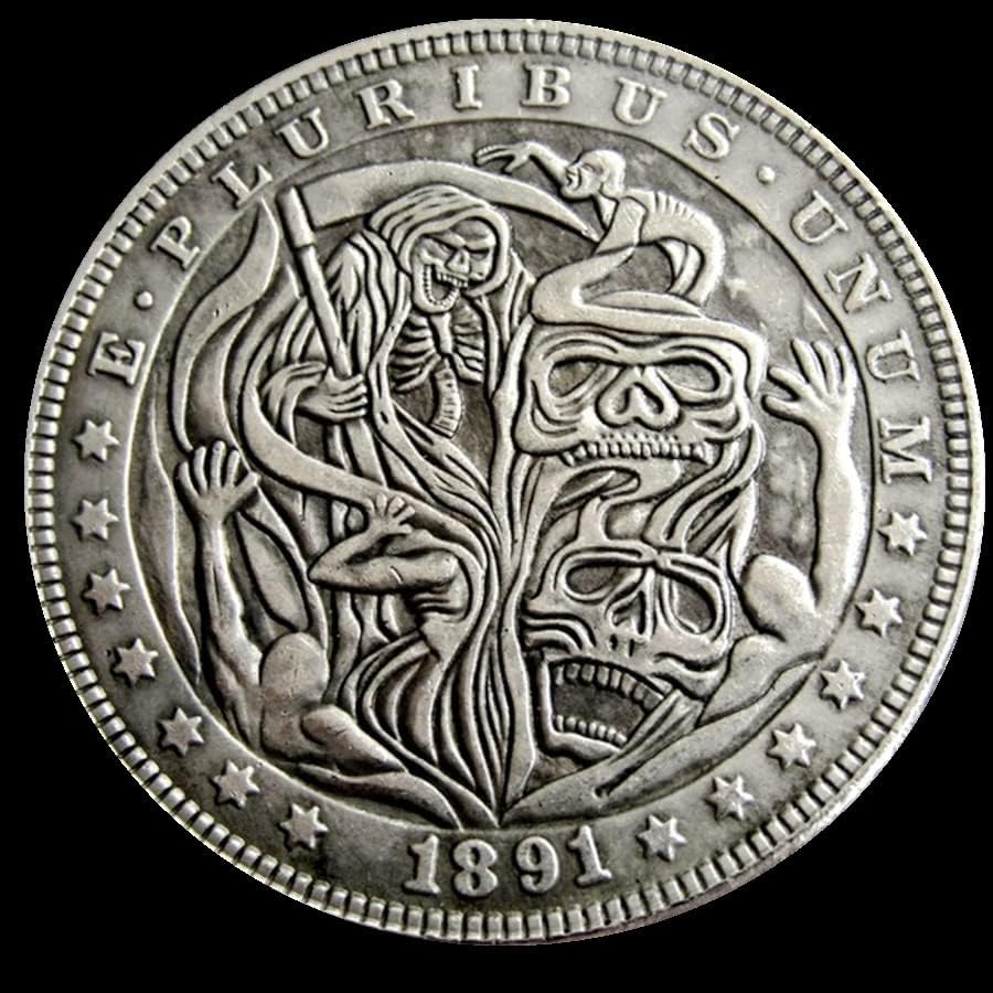 Сребрен долар Wanderer Coin Us Morgan Dolar Dolar странска копија комеморативна паричка 68