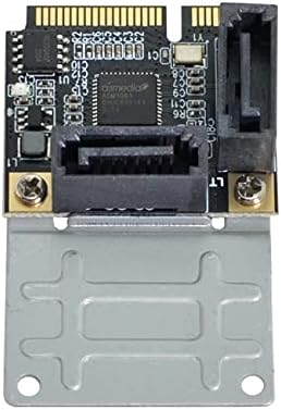 NFHK Mini PCI-E PCI Express to SATA 3.0 Dual Ports Adapter Converter Converter Hard Drive Card