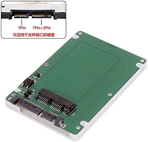 NFHK 1.8 Микро SATA 16pin SSD до 2.5 SATA 22pin 7+15 Хард диск Куќиште Куќиште Бела 7mm Висина