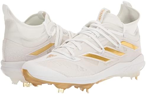 Адидас Машки Адизеро после бејзбол чевли 9 NWV, бело/злато металик/јадро бело, 11