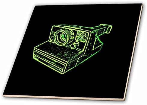 3Drose CT_20787_1 Слика на гроздобер автоматска керамичка плочка од зелена камера, 4-инчи