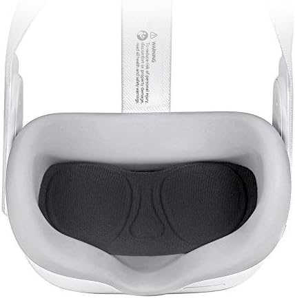 Хиџиао Нов Силиконски Капак за Лице&засилувач;Капакот За Заштита На Објективот За Oculus Потрагата 2,Отпорен На Пот Лесен Перниче За