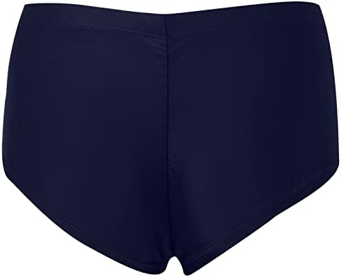 Шорцеви за пливање за жени со голема половината Брза суво цврста боја табла Атлетски случајни плус големина тенкини за пливање брифинзи
