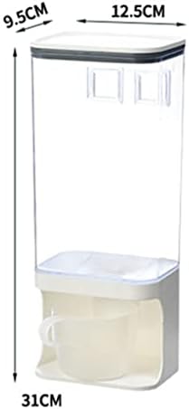 Nizame 1500ml Wallид монтиран Диспандор де Ароз со чаша единечна корпа широко и длабок печат за да се распредели складирање на жито за