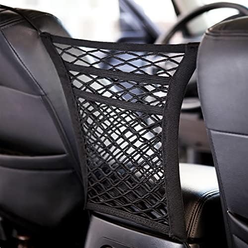3-Слој Автомобил Мрежа Организатор, Универзален Автомобил Мрежа За Складирање Помеѓу Седишта, Автомобил Нето Бариера За Задното Седиште
