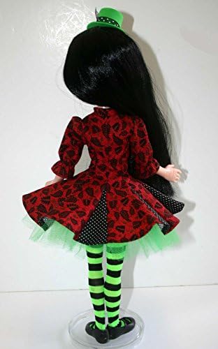 Флерт печатена шема за шиење за 15,25 кукли Маудлин Макабер