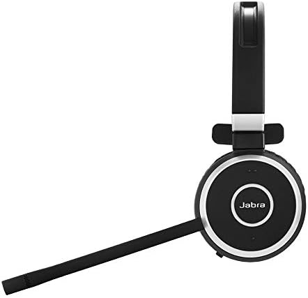 Jabra Evolve 65 Bluetooth Mono MS слушалки SE- Компатибилен со глас, видео апликација, компјутер, Mac- Тимови, зум, WebEx, Meet