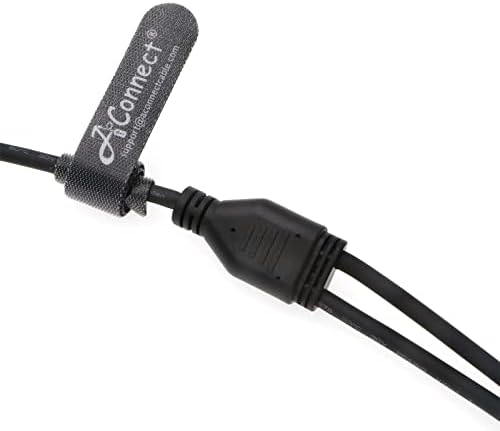 Енергетски кабел за Aaton-cantar | lectrosonics hirose-4-pin-male до двојно заклучување DC за lectrosonics-dsqd | src-приемници Aconnect 50cm