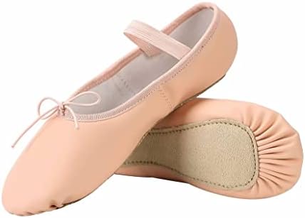 Линоди ПУ кожни балетски чевли/балетски влечки/танцувачки чевли за жени и девојчиња Ажурирање
