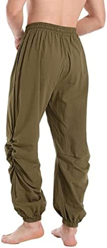 Зимски панталони на Фсахје, Менс, панталони за истегнување, мажи, преголеми панталони поделени на колкот лето вграден појас