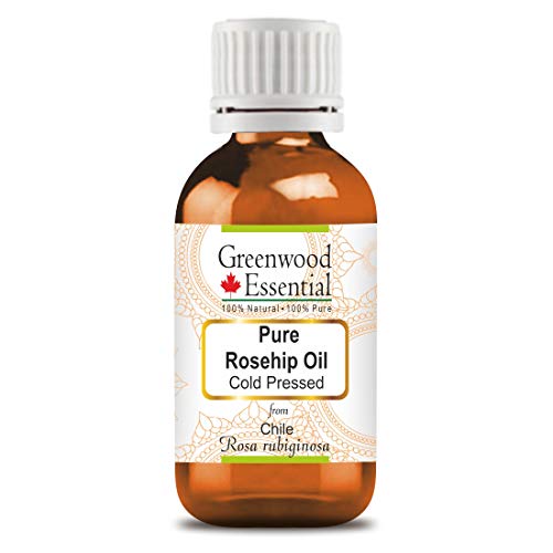 Гринвуд есенцијално чисто чисто масло од шипинка природна терапевтска оценка ладно притиснато за лична нега 5мл