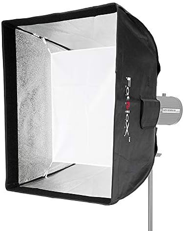 Fotodiox Pro 24x24in Софтбокс Комплет-Стандардна Софтбокс Со Eggracte Мрежа И На Камерата Флеш Speedring
