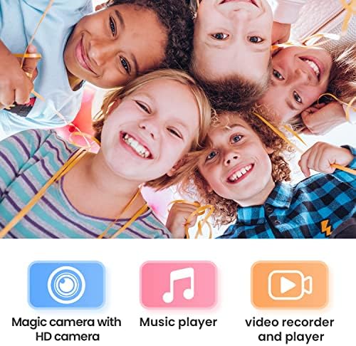 3Watch за деца со SIM картичка, 4G Kids GPS Tracker Watch, IP67 водоотпорен 2 пат повик видео и гласовен разговор SOS педометар, детски