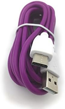 Кабел за кабел за полначи XCIVI USB за таблети Fuhu nabi DreamTab, Nabi 2S, Nabi Jr, Jr. S, XD, Elev-8, 6 ft/2m