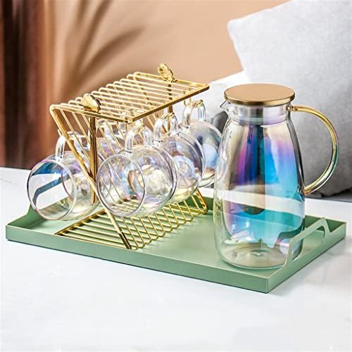 Threeness чајник постави домашна дневна соба трпезарија Вила Шарена нордиска извоз стакло чаша со таблички (боја: а, големина модерна/а/како