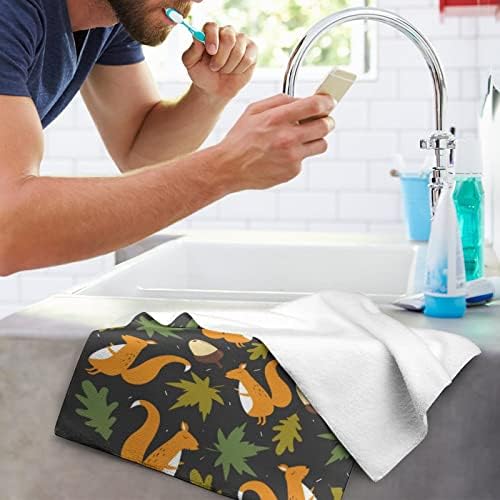 Верверички желади рачни крпи за лице за миење на телото меки меки мијалници со слатки печатени за кујна во кујна секојдневна
