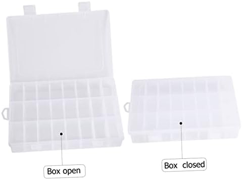 Амосфун 1 Сет 3 парчиња Кутија За Складирање Украси Корпа За Складирање Организатор Канти За Складирање Украси Пластична Кутија За Складирање Пластични Кутии За Ск