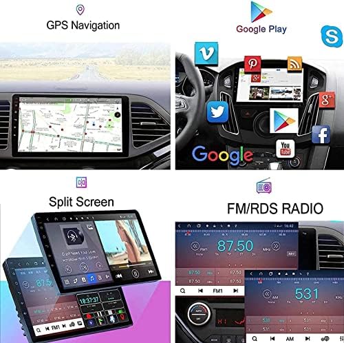 10.1 Инчен Андроид 8.1 Автонавигација Стерео-Мултимедијално Радио За П. еугеот 2008 208 Серија 2015-2018, Bluetooth-Врзување Интернет/GPS/FM/Контрола