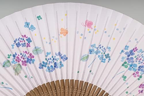 Произведено Во Кјото, Јапонија.Преклопен Рачен Вентилатор За Жени.Традиционални ракотворби Изработени од Занаетчии Од Кјото,Миризлива