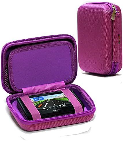 Навитех Виолетова Тврда Гпс Кутија За Носење Компатибилна Со MAPPY-E-SYVITIVE Е438T 4 Инчен АВТОМОБИЛ GPS