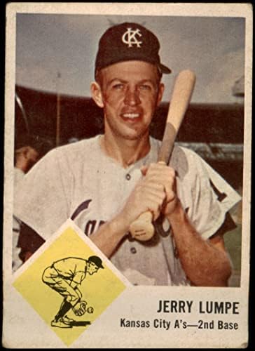1963 година Флеер 16 Jerryери Лумп Канзас Сити Атлетика Дин картички 2 - Добра атлетика