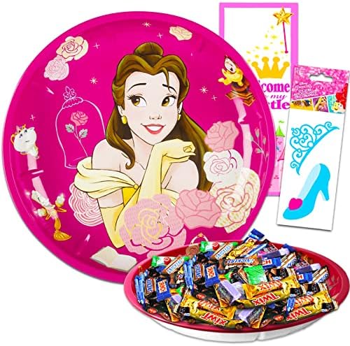 Класичен Дизни Дизни убавина и сет на садови за сервирање на beверот - Пакет за забава на Дизни со 10,25 '' Serving Coult Plus