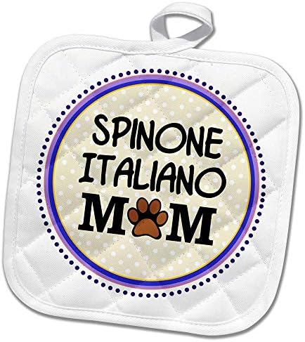3drose spinone Italiano Dog Mom Mama Mama by Brey-Paw Print Mum Love-Duggy Lover Pet Pet сопственик на тенџере за тенџере за тенџере