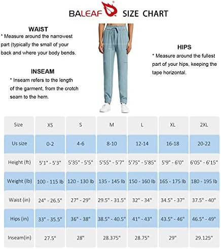 Baleенски женски пешачки панталони со лесни спортски панталони со 7 џебови со патент со брзите суви upf 50+ затегнати џогери
