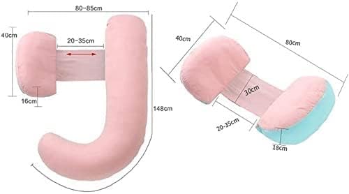Покријте ја перницата за бременост MXJCC, капачето на целото тело за перница за породилно, затегнување на ткаенината за дишење, обезбедува