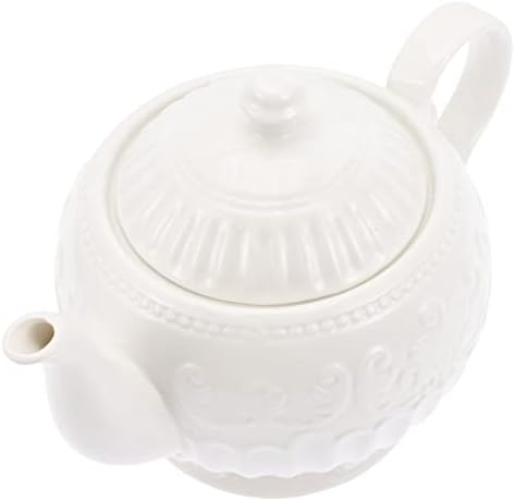 Англиски чајник чајник порцелан кафе сад за вриење: попладневни садови за чај котел за церемонија на чај од велигденска забава, лабава чај држач стакло чај чај