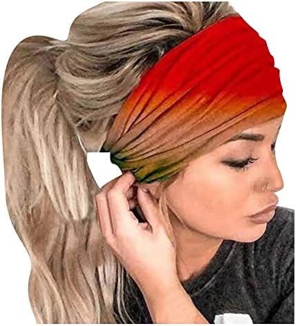 Не -лизгачки леопард печати бохо глава додатоци за еластична лента за коса Цветни печатени турбани глава за глава за глава за жени за жени