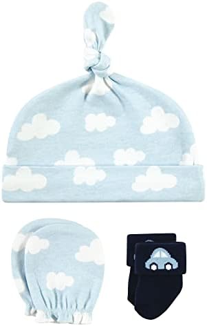 Хадсон Бебе унисекс-бебе капа, белезници и чорапи