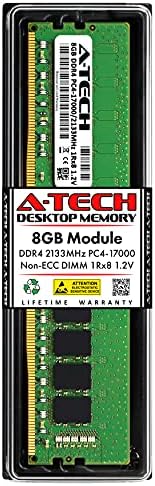 A-Tech 8gb RAM МЕМОРИЈА Замена За Rmua5090kb78haf-2133 | DDR4 2133MHz PC4 - 17000 UDIMM Не-ECC 1Rx8 1.2 V 288-Pin Мемориски Модул