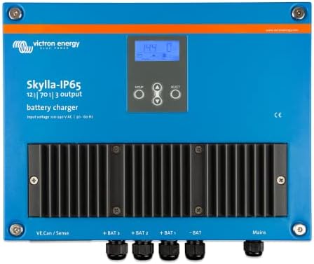 Victron Energy Skylla-IP65 12-Volt 70 AMP 120-240VAC Полнач за батерии, 3 изолирани излези