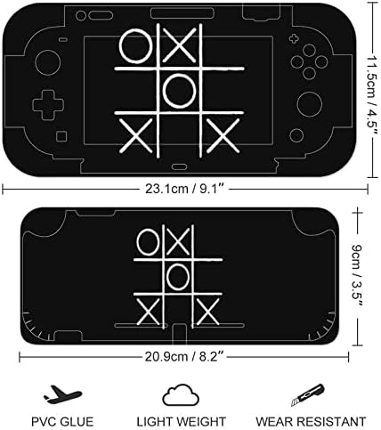 Tic Tac Toe Noughts and Crosses Board Pretty Model Sompher Sking налепница за целосна завиткана кожа заштитна кожи за прекинувач за прекинувач