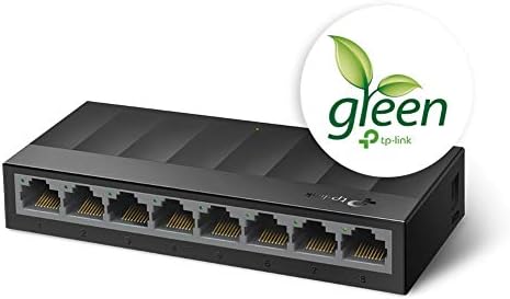 TP-Link Litewave 8 Port Gigabit Ethernet Switch | Сплитер на десктоп Етернет | Пластичен случај | Необјавен мрежен прекинувач