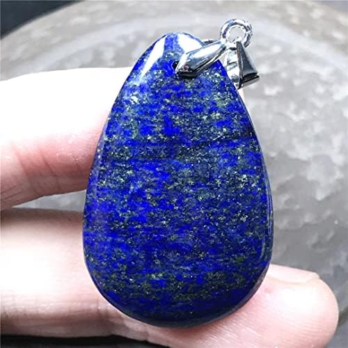 Природен кралски сино лапс лазули камен редок лаптис приврзок накит за жена маж loveубов богатство Реики среќа подарок кристал