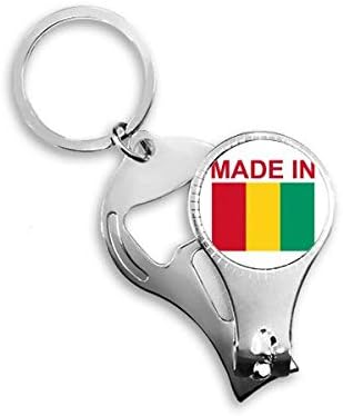 Направени Во Гвинеја Земја Љубов Ноктите Нипер Прстен Клуч Синџир Шише Машинка Клипер