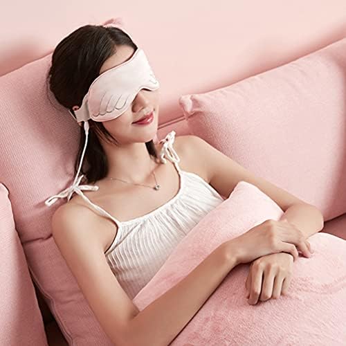 Doitool свилена очите маска свила за очи Електрични масажали Електричен USB Окото за греење на окото Окото за очи на очите со топлина за домашно