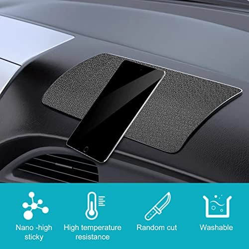 Ali2 Car Dashboard Mat 7x5 инчи леплива за мобилен телефон, клучеви, очила, 1 парчиња