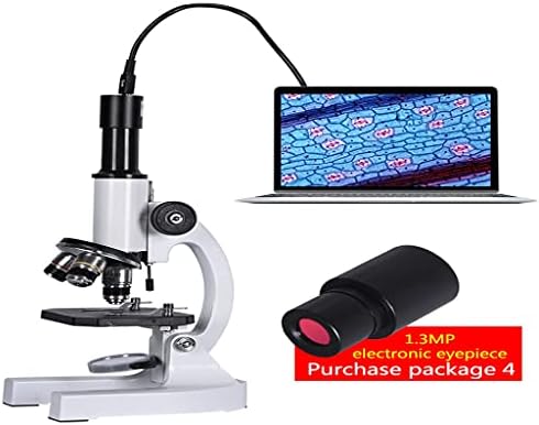 Miss Z 640X 1280X 2000X HD биолошки микроскоп монокуларен студентски образование LED светлосен држач за електронско окулатор