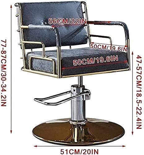 Хидрауличен реклинер бербер стол за салон за коса, хидрауличен стол бустер седиште за убавина хидраулична бербер стол бербер стол