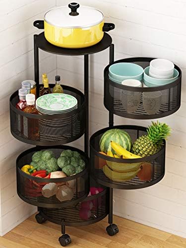 Tomyeus мултифункционална кујна решетката за подот дневна соба отстранлива закуска овошје од зеленчук корпа за складирање решетка за складирање