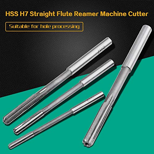 10 парчиња HSS Straight Shank, Metricr Reamer Set Melling Malice Reamer Set Machine Reamer комплет 3/4/5/6/7/8/9/10/11/12мм