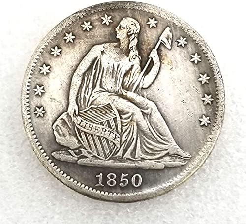 1850 Слободен Старата Реплика Монета Американски Комеморативна старата Монета нециркулирани Скитници Никел Американски Морган Монета Задоволство