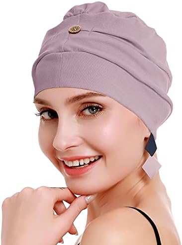 освјо Памучни Хемотурбани За Жени рак шапка За Опаѓање-Памучна Лесна Облека За Глава Запечатена Амбалажа