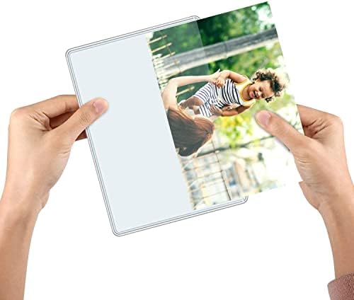Рамки за магнетни слики - Бели магнетни џебови со фотографии - има 4x6 фотографии